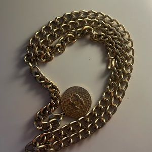 Authentic vintage Chanel chain belt or pendant necklace